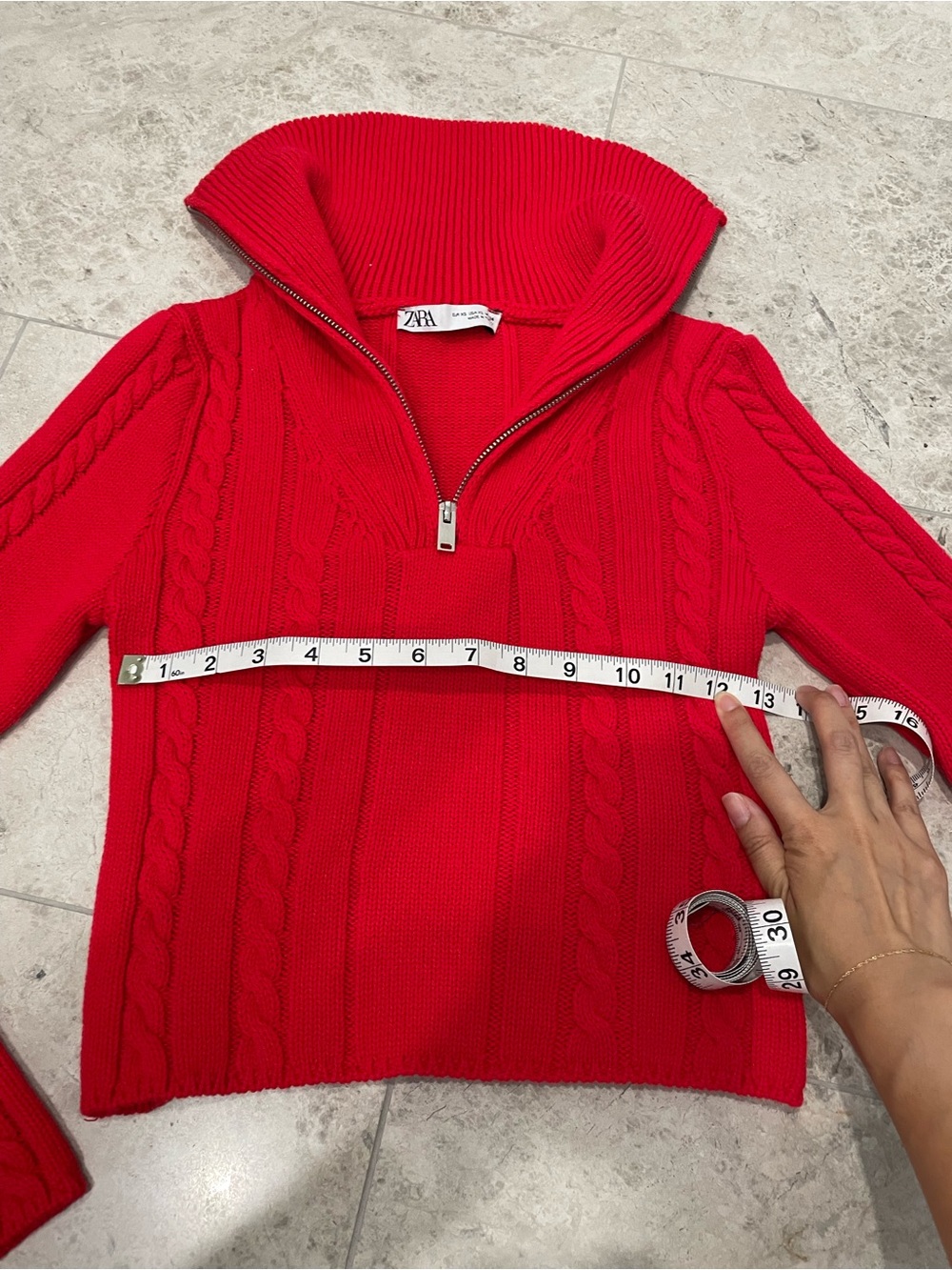 Red half zip - Picture 2 of 3